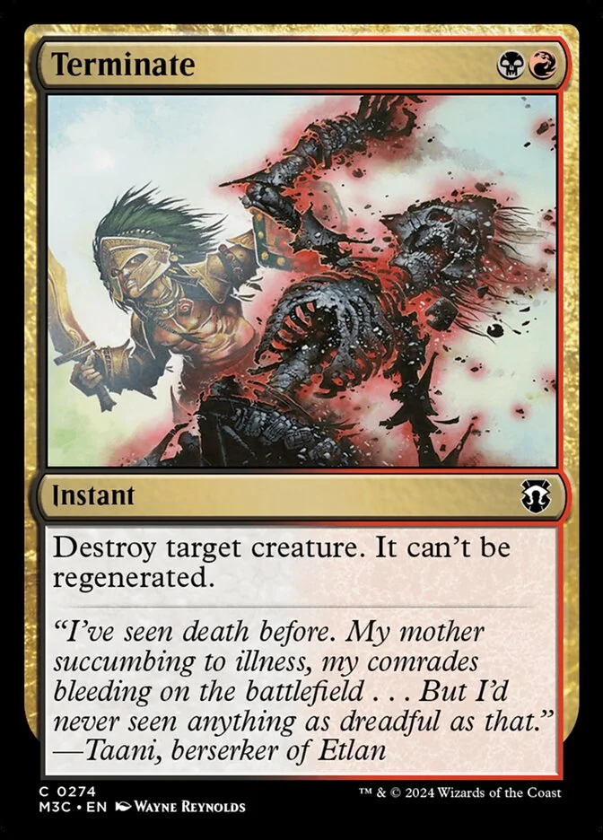 Terminate 「M3C/274」「EN」