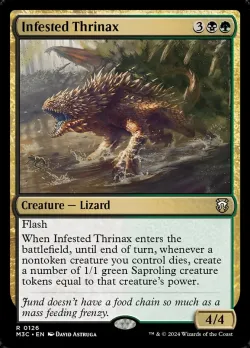 Infested Thrinax #126 · Magic: The Gathering