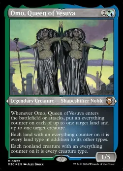 Omo, Queen of Vesuva #22 · Magic: The Gathering