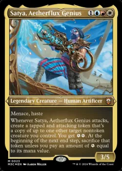 Satya, Aetherflux Genius #23 · Magic: The Gathering