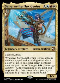 Satya, Aetherflux Genius #3 · Magic: The Gathering