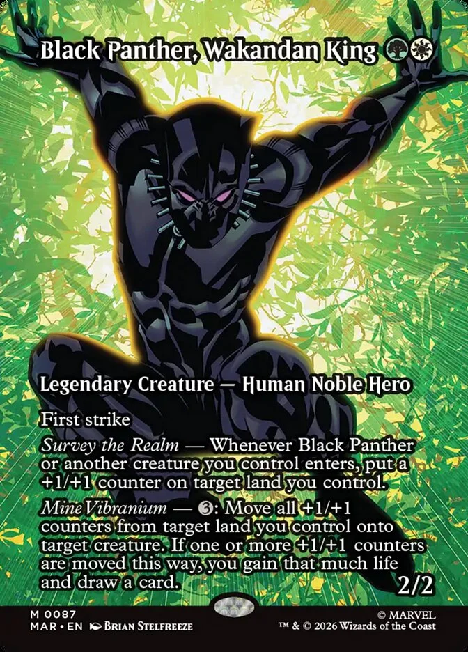 Black Panther, Wakandan King 「MAR/87」「EN」