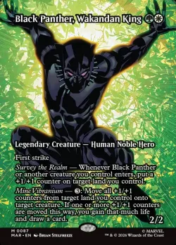 Black Panther, Wakandan King 「MAR/87」「EN」