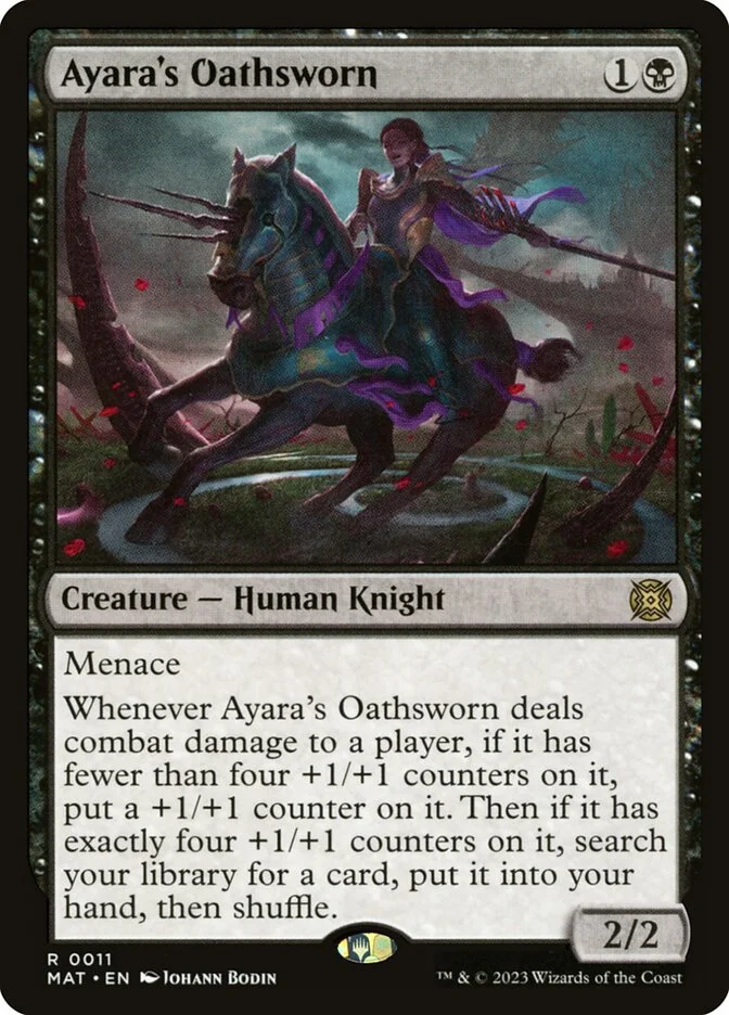 Ayara's Oathsworn 「MAT/11」「EN」