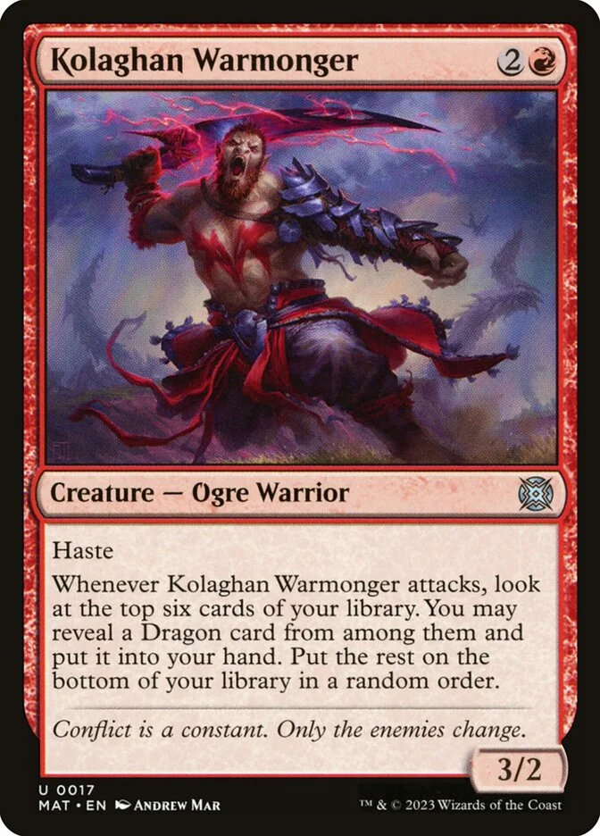Kolaghan Warmonger 「MAT/17」「EN」