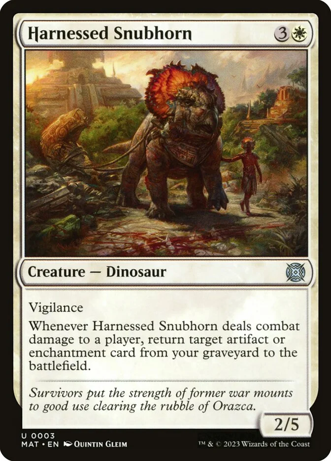 Harnessed Snubhorn 「MAT/3」「EN」
