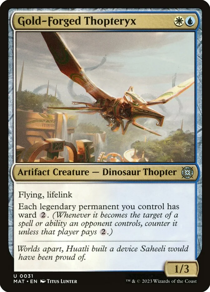 Gold-Forged Thopteryx 「MAT/31」「EN」