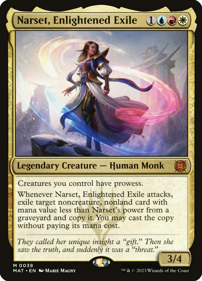 Narset, Enlightened Exile 「MAT/38」「EN」