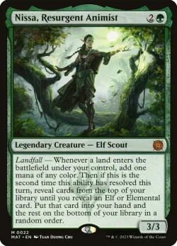 Nissa, Resurgent Animist #22 · Magic: The Gathering