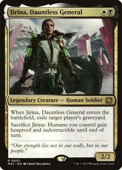 Jirina, Dauntless General #32 · Magic: The Gathering