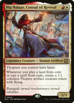 Pia Nalaar, Consul of Revival #42 · Magic: The Gathering