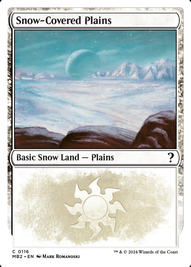 Snow-Covered Plains 「MB2/116」「EN」