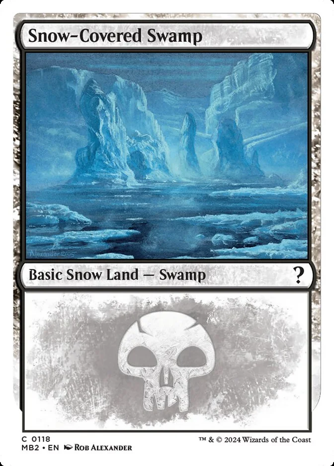 Snow-Covered Swamp 「MB2/118」「EN」