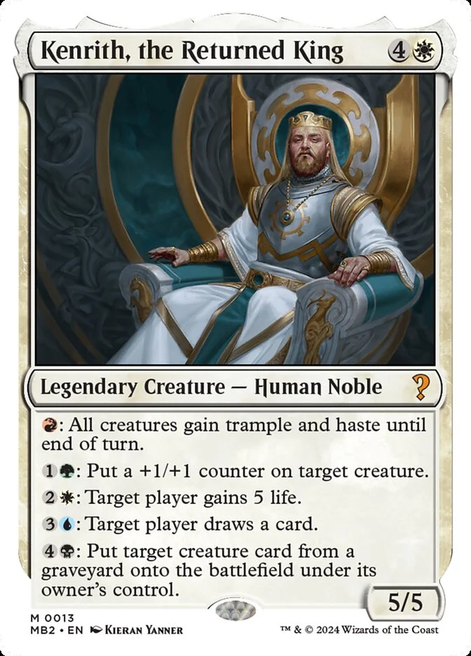 Kenrith, the Returned King 「MB2/13」「EN」