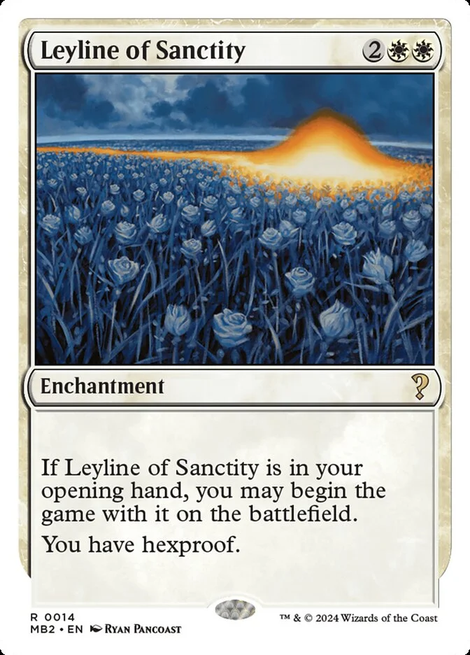Leyline of Sanctity 「MB2/14」「EN」