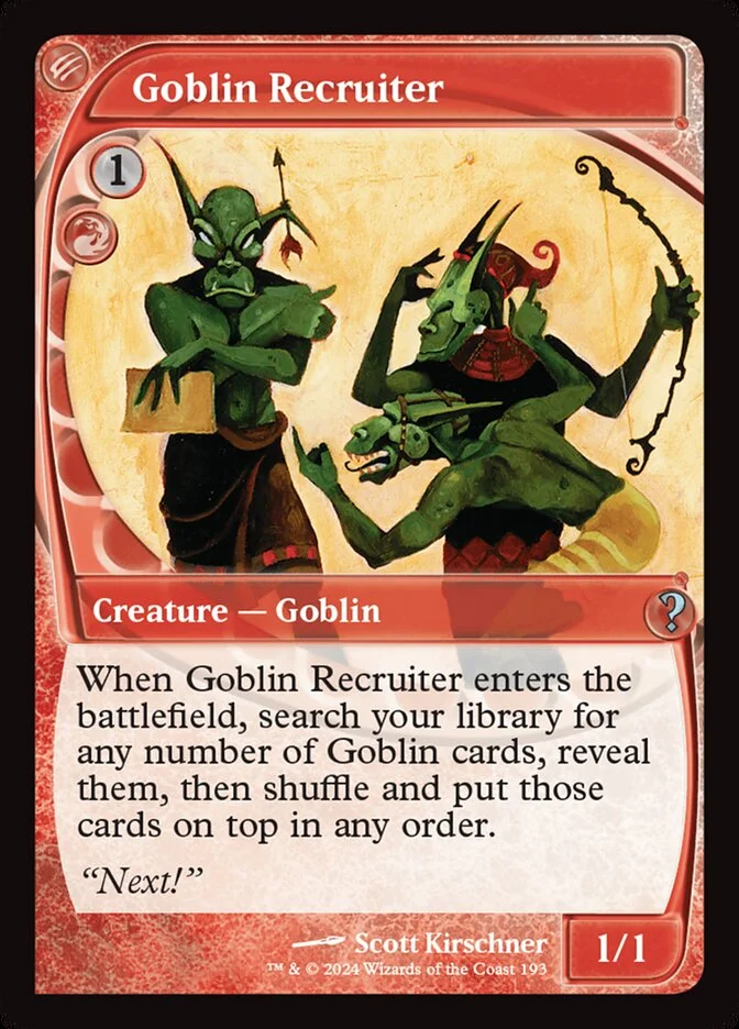 Goblin Recruiter 「MB2/193」「EN」