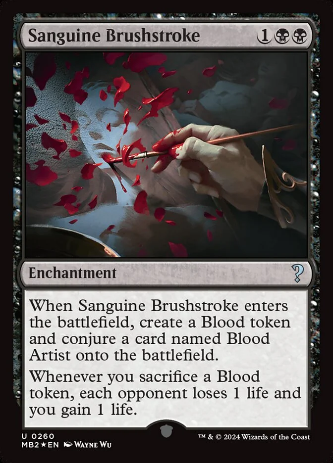 Sanguine Brushstroke 「MB2/260」「EN」