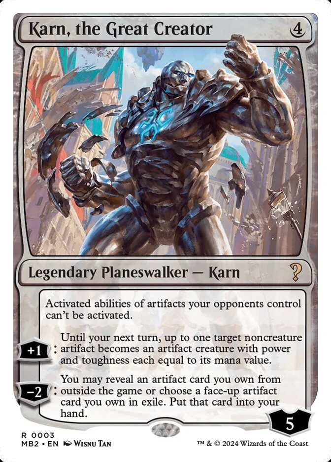 Karn, the Great Creator 「MB2/3」「EN」