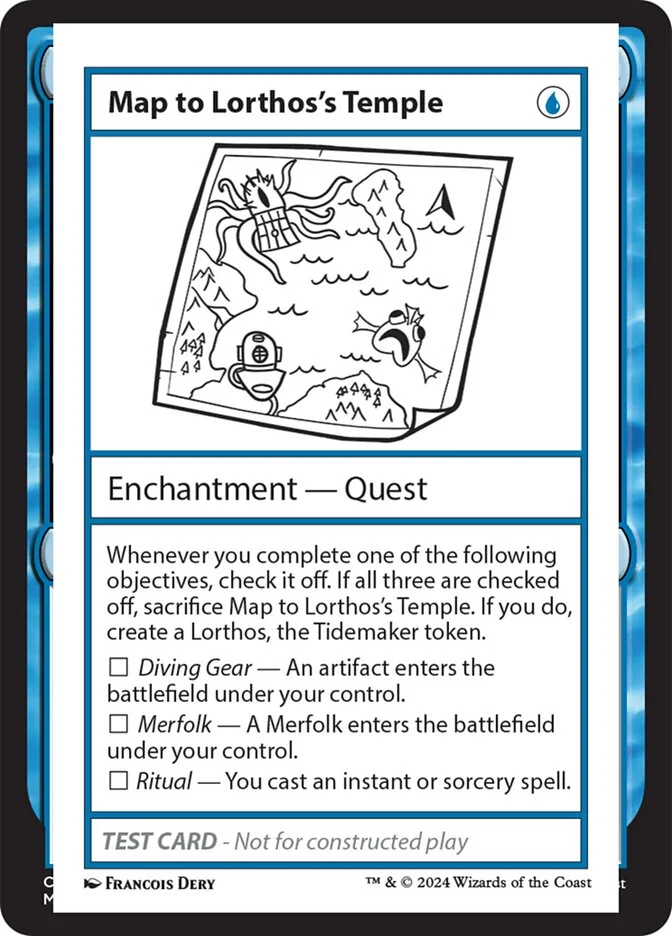 Map to Lorthos's Temple 「MB2/531」「EN」
