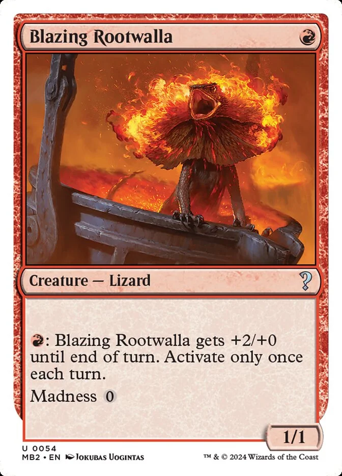 Blazing Rootwalla 「MB2/54」「EN」