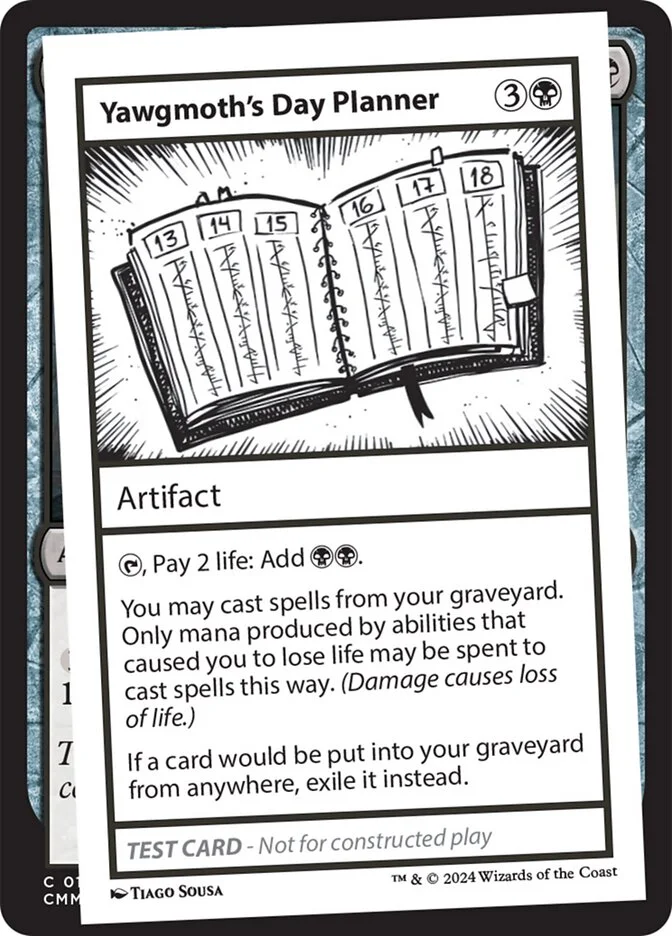 Yawgmoth's Day Planner 「MB2/555」「EN」