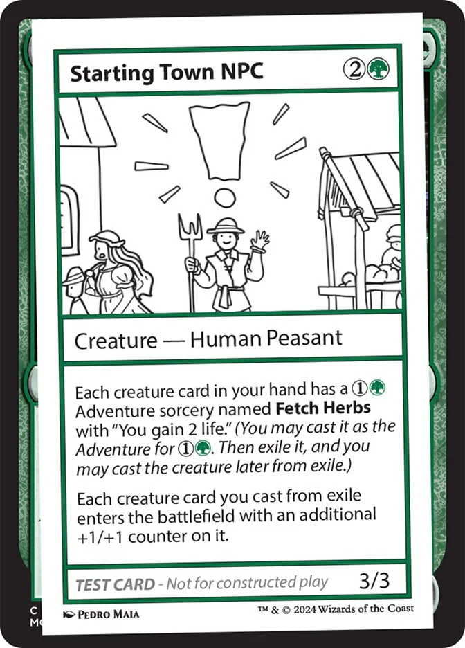 Starting Town NPC 「MB2/585」「EN」