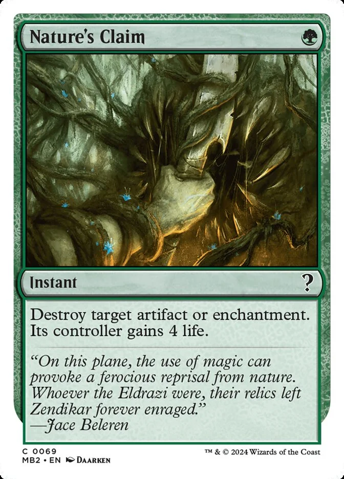 Nature's Claim 「MB2/69」「EN」