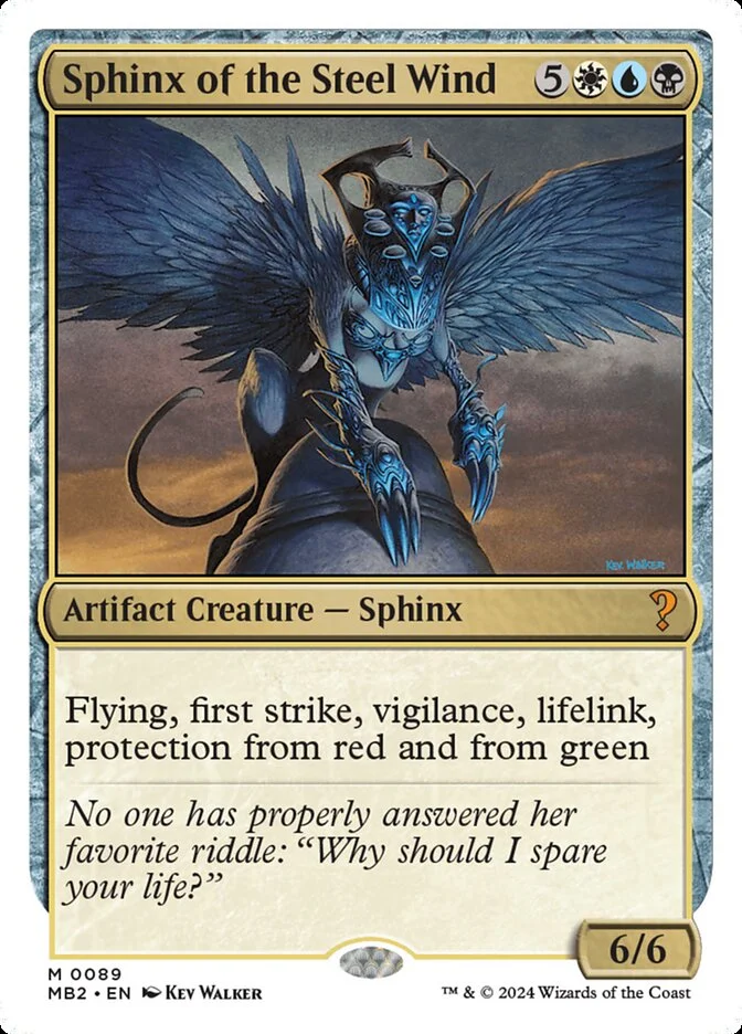 Sphinx of the Steel Wind 「MB2/89」「EN」