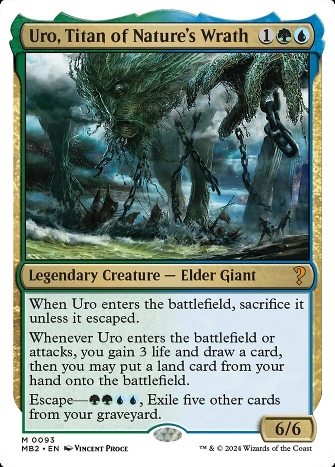 Uro, Titan of Nature's Wrath 「MB2/93」「EN」