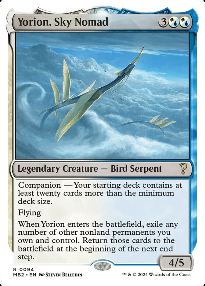 Yorion, Sky Nomad 「MB2/94」「EN」