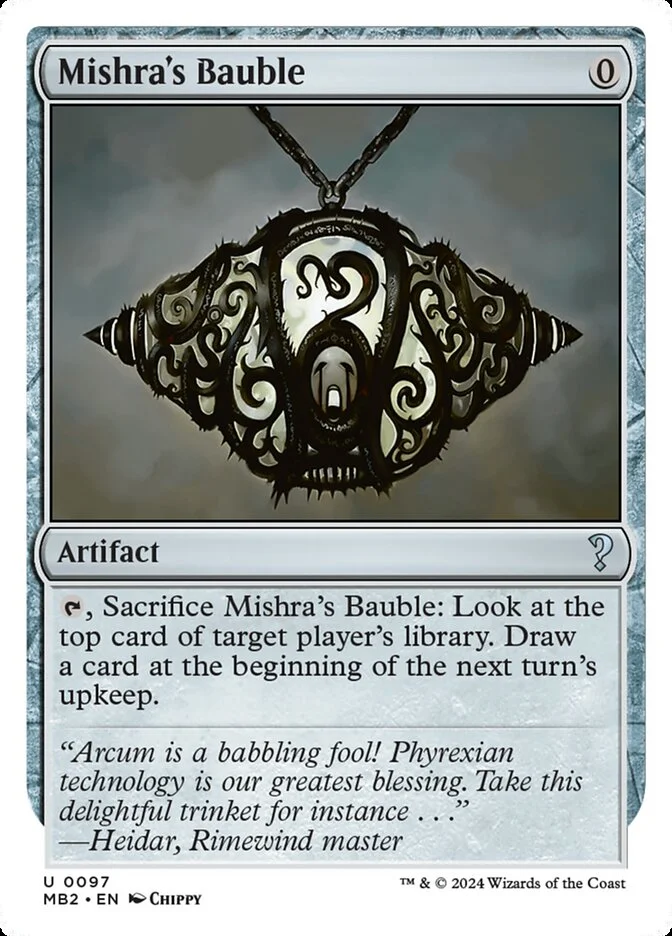 Mishra's Bauble 「MB2/97」「EN」