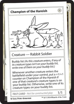 Champion of the Hareish #511 · Magic: The Gathering