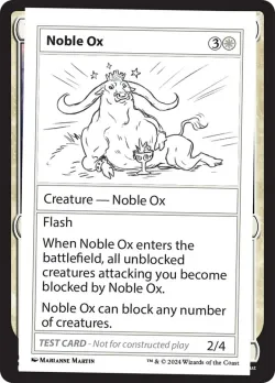 Noble Ox #521 · Magic: The Gathering