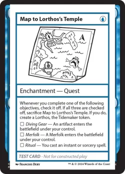 Map to Lorthos's Temple #531 · Magic: The Gathering