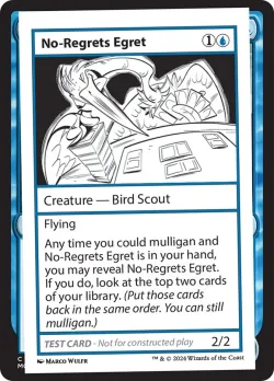 No-Regrets Egret #533 · Magic: The Gathering