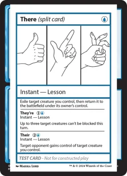 There // They're // Their #537 · Magic: The Gathering