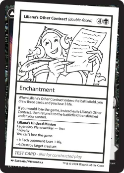 Liliana's Other Contract // Liliana's Undead Minion #548 · Magic: The Gathering