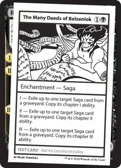 The Many Deeds of Belzenlok #550 · Magic: The Gathering