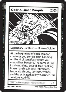 Oddric, Lunar Marquis #551 · Magic: The Gathering