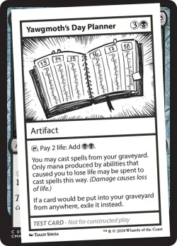 Yawgmoth's Day Planner #555 · Magic: The Gathering