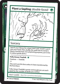 Plant a Sapling // Fully-Grown Treefolk 「MB2/582」「EN」