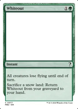 Whiteout #77 · Magic: The Gathering