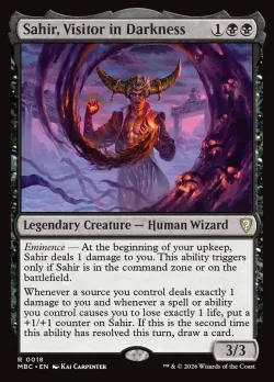 Sahir, Visitor in Darkness #18 · Magic: The Gathering