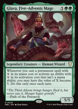 Glava, Five-Advents Mage #29 · Magic: The Gathering