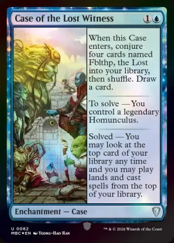 Case of the Lost Witness 「MBC/62」「EN」