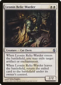 Leonin Relic-Warder #10 · Magic: The Gathering
