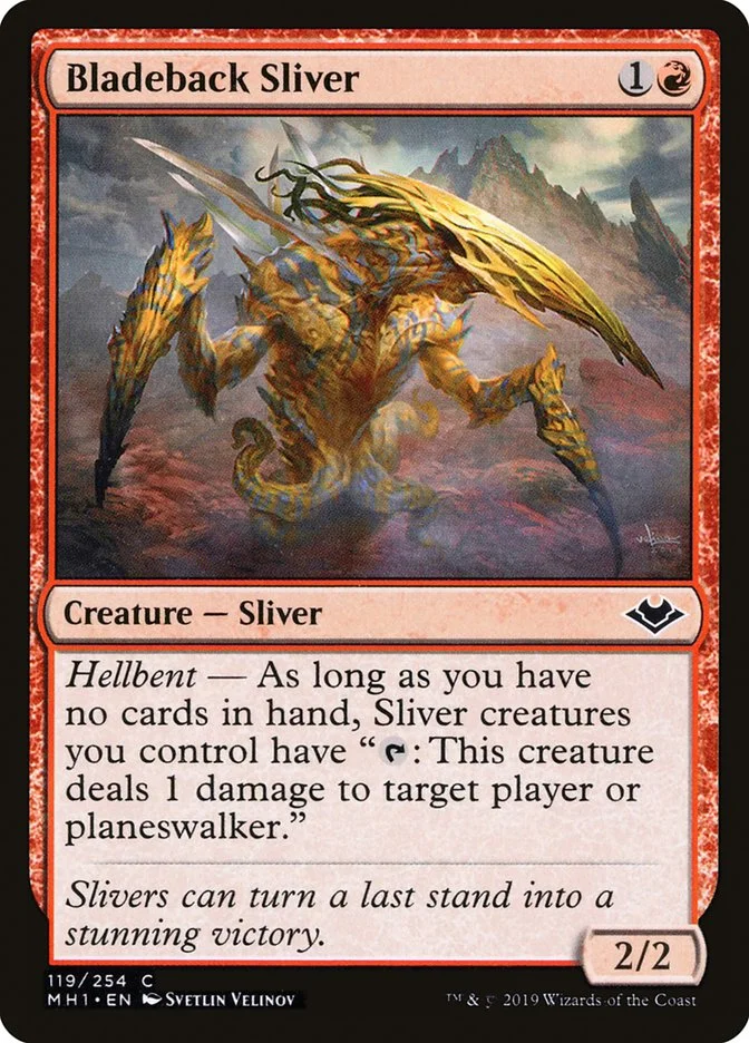 Bladeback Sliver 「MH1/119」「EN」