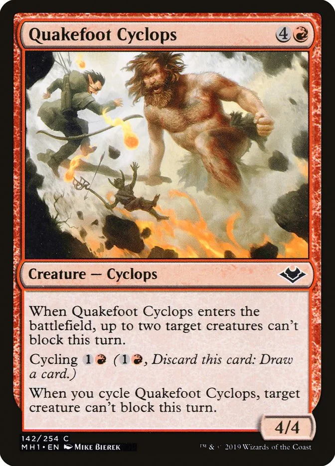 Quakefoot Cyclops 「MH1/142」「EN」