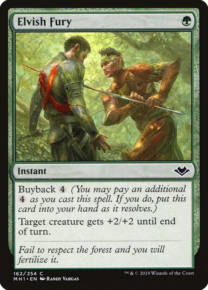Elvish Fury 「MH1/162」「EN」