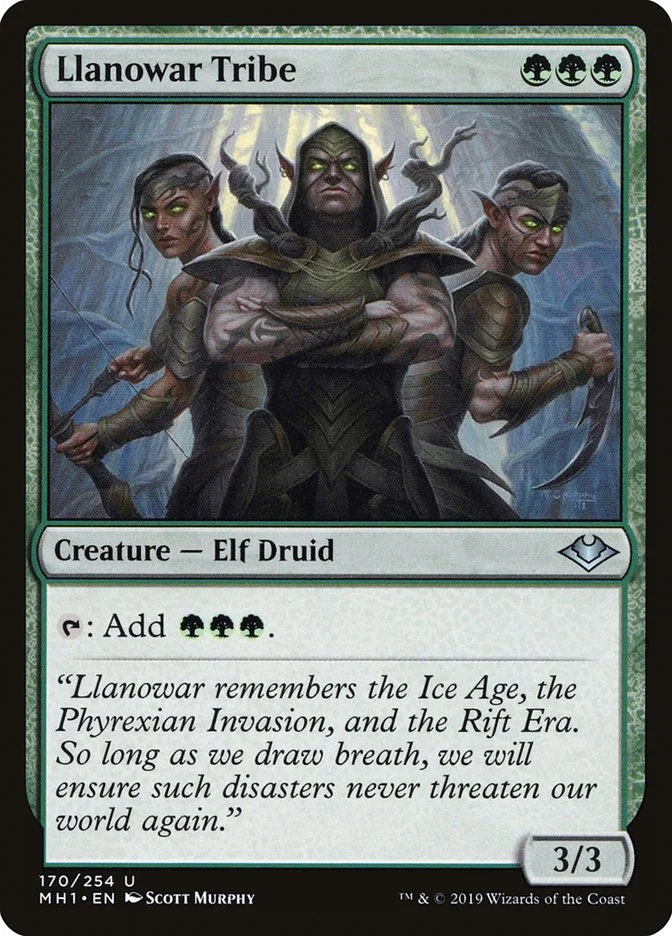 Llanowar Tribe 「MH1/170」「EN」